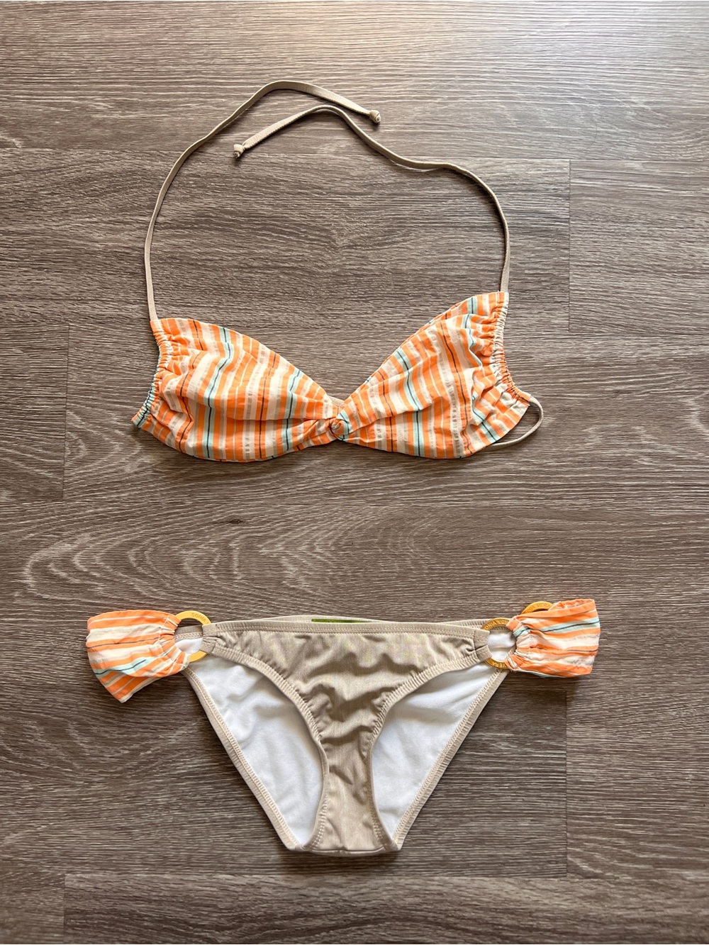 Sonia Vera Bikini with Gold hoop detail on bottoms